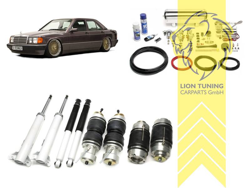 11,5L Tank chrom / ViAir Kompressor chrom, fest, weiss, Stahl verzinkt, Eintragungspflichtig / Teilegutachten wird nach Kauf spezifisch ausgestellt